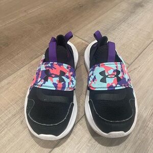 Under armour colorful tennis shoes